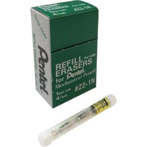 image:imagePentel Refill Eraser for Mechanical Pencils White 12 Tubes 4 Erasers Per Tube Z21N