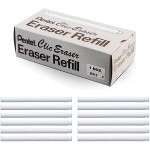 image:imagePentel Refill Erasers For Clic Eraser Contains 24 Erasers ZER22 Dozen
