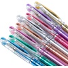image:imagePentel Arts Slicci Extra Fine Gel Pen Black Ink 2Pack BG202BP2AGreen