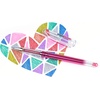 image:imagePentel Arts Slicci Extra Fine Gel Pen Black Ink 2Pack BG202BP2ARed