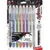 image:imagePentel Solar Pop Neon Gel Pen 06mm Fine Line Assorted Colors Pack of 4 K96BP4M1 Count Pack of 8