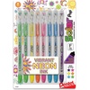 image:imagePentel Solar Pop Neon Gel Pen 06mm Fine Line Assorted Colors Pack of 4 K96BP4M1 Count Pack of 8