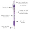 image:imagePentel Solar Pop Neon Gel Pen 06mm Medium Line Orange Ink  K96FViolet