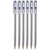 image:imagePentel Blue Superb Ballpoint Pen Ball Point Pens 07mm Nib Tip 025mm Line Width Fine Line Refillable Ink BK77 Pack of 6