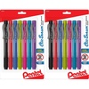 image:imagePentel Clic Retractable Eraser Assorted Colored Pen Style Grip Erasers Pack of 77 Count Pack of 2