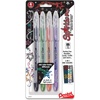 image:imagePentel Solar Pop Neon Gel Pen 06mm Fine Line Assorted Colors Pack of 4 K96BP4M1 Count Pack of 4
