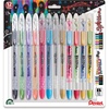 image:imagePentel Sparkle and Krazy Pop Metallic Gel Ink Pen 10mm Bold Line Assorted Ink Colors 12 count K91BP12M