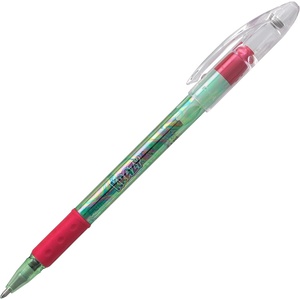image:imagePentel Krazy POP Beauty Beauty Iridescent Gel Pen 10mm Bold Line Green amp Metallic Red Ink Box of 12 K91DBDGreenRed
