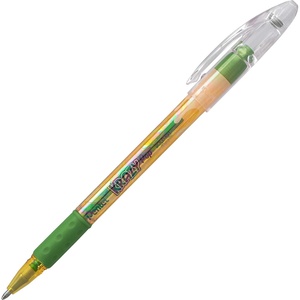image:imagePentel Krazy POP Beauty Beauty Iridescent Gel Pen 10mm Bold Line Yellow amp Metallic Green Ink Box of 12 K91DDG