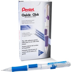 image:imagePentel QUICK CLICK Mechanical Pencil 07mm Green Barrel Box of 12 Pencils PD217DBlue