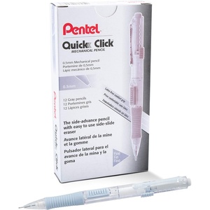 image:imagePentel QUICK CLICK Mechanical Pencil 07mm Green Barrel Box of 12 Pencils PD217DGray