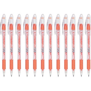 image:imagePentel Solar Pop Neon Gel Pen 06mm Medium Line Orange Ink  K96FOrange
