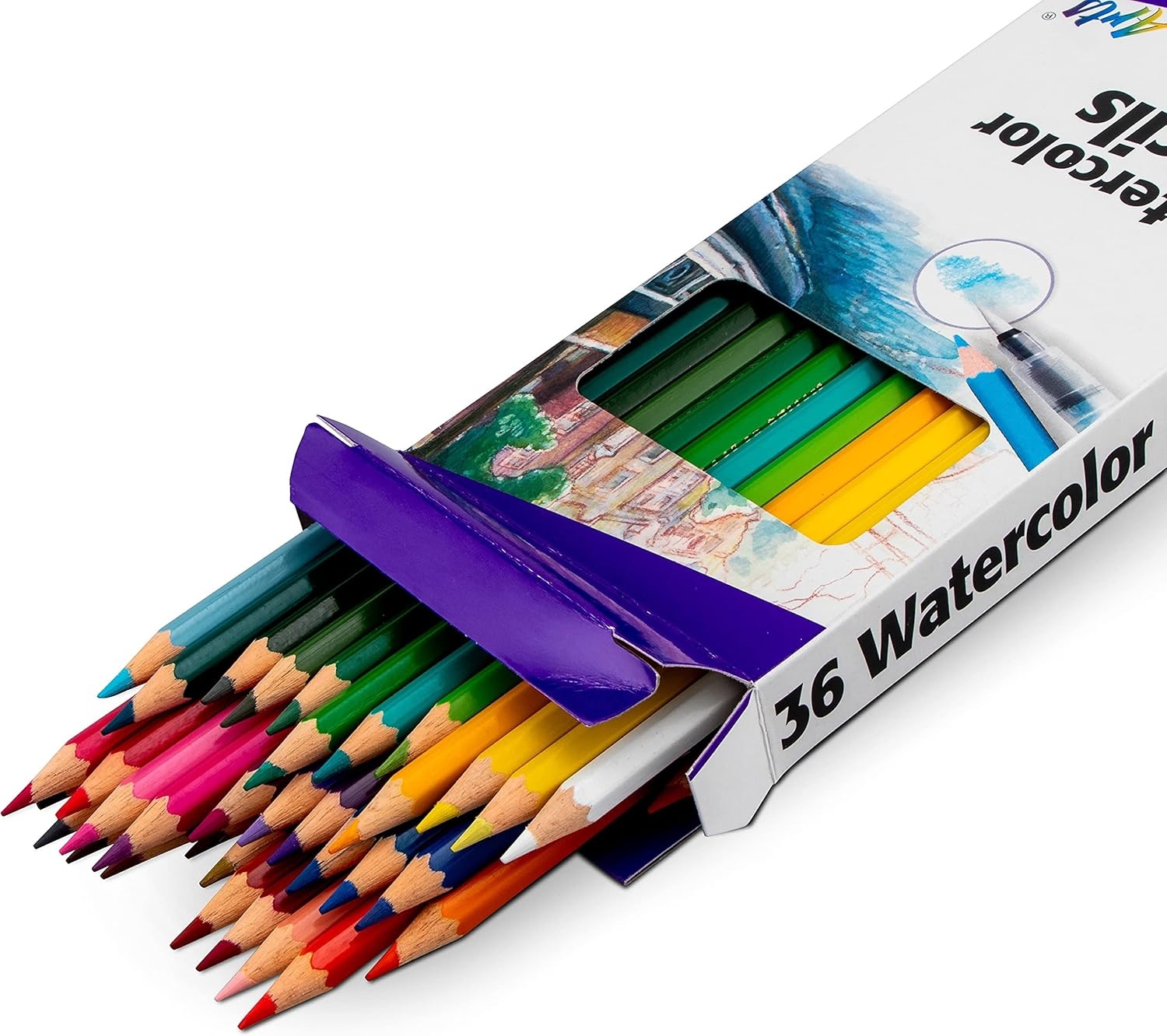 image:imagePentel Arts Watercolor Pencils 24 Package Assorted CB924Watercolor Pencil
