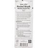 image:imagePentel Arts Pocket Brush Pigment Ink Pen wRefills  1 Pocket Brush Pen 2 Pigment Ink Refills  Sepia GFKP3BPSP Black
