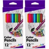 image:imagePentel Arts Watercolor Pencils 24 Package Assorted CB924Color Pencil