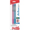 image:imagePentel Clic Retractable Eraser with Grip Assorted Barrel Colors ZE21BP3M Pack of 3Assorted