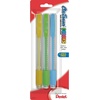 image:imagePentel Clic Retractable Eraser with Grip Assorted Barrel Colors ZE21BP3M Pack of 3Assorted Mix