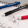 image:imagePentel Clic Retractable Eraser with Grip Assorted Barrel Colors ZE21BP3M Pack of 3Multicolor