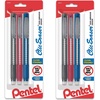 image:imagePentel Clic Retractable Eraser with Grip Assorted Barrel Colors ZE21BP3M Pack of 3Multicolor