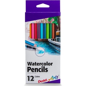 image:imagePentel Arts Watercolor Pencils 24 Package Assorted CB924Watercolor Pencil