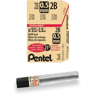 image:imagePentel Super HiPolymer Lead Refill 05mm Fine H 144 Pieces of Lead C505H2B