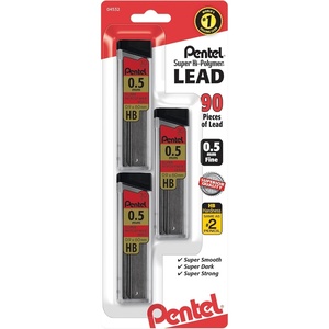 image:imagePentel Super HiPolymer Refills 05 mm Fine HB 180 Pieces of Lead C25BPHB690 Count Pack of 1
