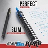 image:imagePentel EnerGel Kuro Shades of Earth Retractable Liquid Gel Pen Assorted Ink Colors 6pk BL437EARPF6Shades of Dusk