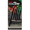 image:imagePentel EnerGel Kuro Shades of the Ocean Retractable Liquid Gel Pen Assorted Ink Colors Pack of 5 BL437OCNPF5Shades of Leaves