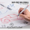image:imagePentel Floatune Retractable Rollerball 10mm Bold Point Black Ink 8pk BY210PF8A
