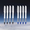 image:imagePentel Floatune Rollerball 08mm medium point Black Ink Pack of 8 pens BY108PF8ABlack  Blue
