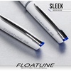 image:imagePentel Floatune Rollerball 08mm medium point Black Ink Pack of 8 pens BY108PF8ABlue