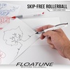 image:imagePentel Floatune Rollerball 08mm medium point Black Ink Pack of 8 pens BY108PF8ABlue