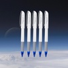 image:imagePentel Floatune Rollerball 10mm Bold Point Blue Ink 5pk BY110PF5C