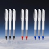 image:imagePentel Floatune Rollerball Pen 10mm Bold Point BlackBlueRed Ink Pack of 8 BY110PF8OFC
