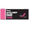 image:imagePentel HiPolymer Pink Block Eraser 10Ct Box  BCRF Pink Ribbon ZEH10PC10BC