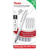 image:imagePentel Floatune Retractable Rollerball 08mm Medium Point Black Ink 5pk BY208PF5ABlack
