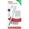 image:imagePentel Floatune Retractable Rollerball 08mm Medium Point Black Ink 5pk BY208PF5ABlue