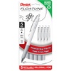 image:imagePentel Floatune Retractable Rollerball 10mm Bold Point Blue Ink 5pk BY210PF5CBlack