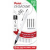 image:imagePentel Floatune Rollerball 08mm medium point Black Ink 5pk BY108PF5A