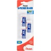 image:imagePentel Arts HiPolymer White Cap Erasers Pack of 10 ZEH02PABP10White