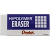 image:imagePentel Arts HiPolymer White Cap Erasers Pack of 10 ZEH02PABP10White