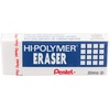 image:imagePentel Arts HiPolymer White Cap Erasers Pack of 10 ZEH02PABP10White