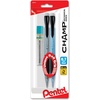 image:imagePentel Champ Mechanical Pencil 07mm Mechanical Pencil Tinted Black Barrel Box of 12 AL17ABlue