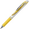 image:imagePentel EnerGel RTX Retractable Liquid Gel Ink Pen 07mm Medium line Yellow Ink Box of 12 Pens BL77GYellow