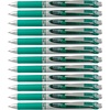 image:imagePentel EnerGel RTX Retractable Liquid Gel Ink Pen 07mm Medium line Yellow Ink Box of 12 Pens BL77GGreen