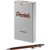 image:imagePentel Orenz Mechanical Pencil 02Mm Ultra Fine Line White Barrel Box of 12 PP502WRed