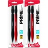 image:imagePentel Prime Mechanical Pencil 07Mm Assorted Barrel Colors Pack of 2 AX7BP22 Count Pack of 2