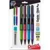image:imagePentel Quick Click Pop Mechanical Pencil 07mm Medium 2 Eraser Refills Pack of 4 PD217ALEBP44 Count Pack of 1