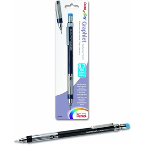 image:imagePentel Arts 007mm Graphlet Mechanical Drafting Pencil Blue Cap PG507BPCD