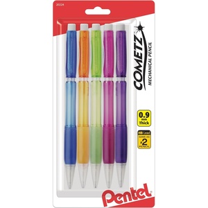 image:imagePentel Cometz Automatic Pencil with Lead 09mm Assorted Barrels 3 Pack AX119LBP35 Count Pack of 1